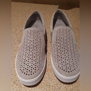 Vionic Slip-on Grey Suede Loafers